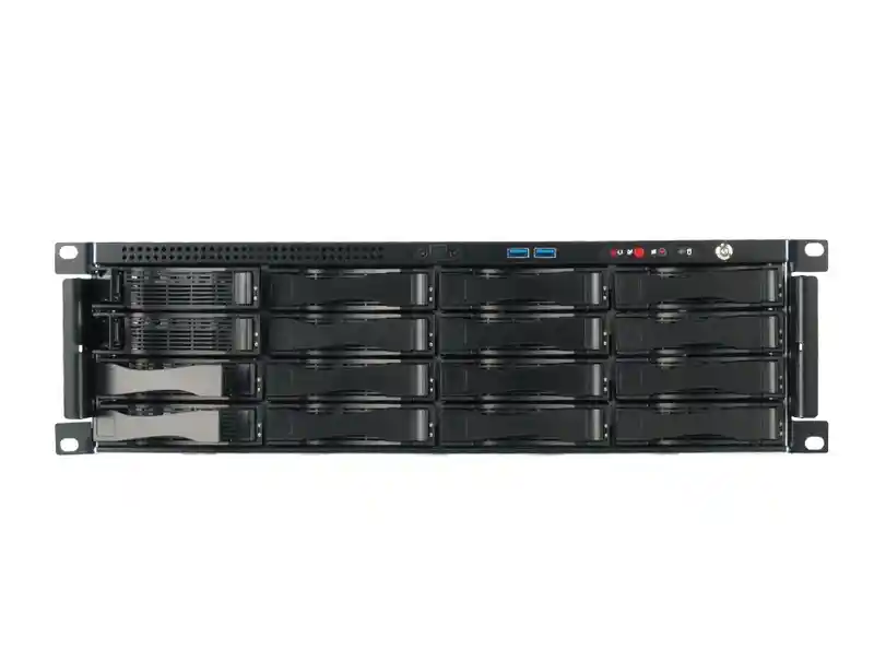 3 HE 16-Bay-Speicherserver-Rackmount-Gehäuse (12 g)